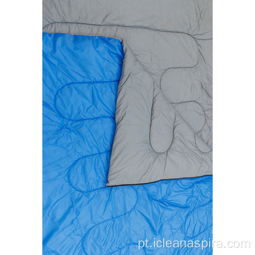 Nylon de tamanho duplo 190t saco de dormir de camping